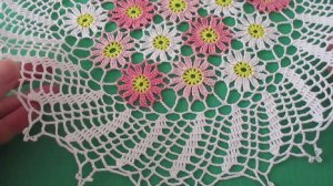 САЛФЕТКА "МАРГАРИТКИ". ЧАСТЬ 2