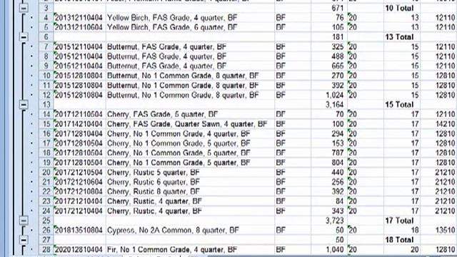 Excel 2007 Subtotal Tutorial смотреть онлайн