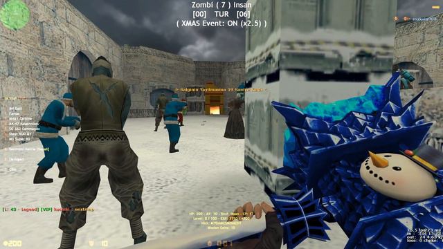 COUNTER STRIKE ZOMBIE ESCAPE MOD MAP ze_dust2_xmas_dp1 (Server Dark Professional) смотреть онлайн