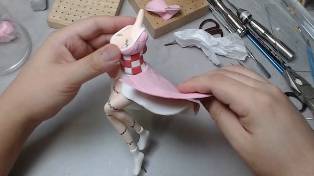 【DIY】 Nezuko figure | Demon Slayer: Kimetsu no Yaiba | making anime clay смотреть онлайн