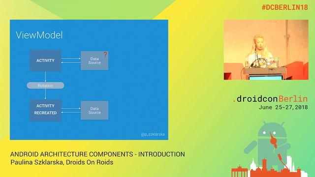 #DCBerlin18 104 Szklarska Android Achritecture Components Introduction DAY1 смотреть онлайн