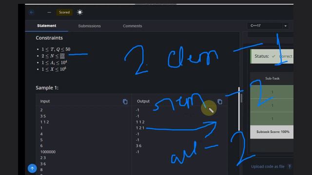 Check Adjacent Sum | CHECKADJSUM | Codechef STARTERS 123 | Full Solution with code смотреть онлайн