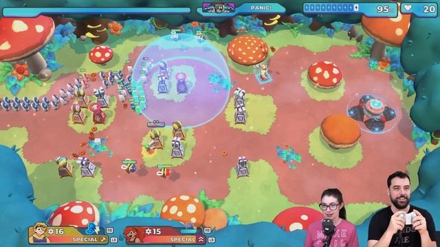 Testing our Teamwork in NEW Chaotic Tower Defense/Brawler Game, Bish Bash Bots смотреть онлайн