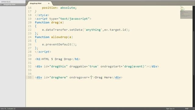 HTML 5 Drag and Drop смотреть онлайн
