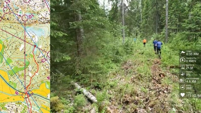 Спортивное ориентирование (headcam orienteering) - Камни Карельского Перешейка 2022 лонг 14.06.22 смотреть онлайн