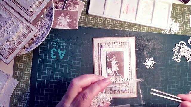 Быстрые, винтажные открытки/скрапбукинг смотреть онлайн