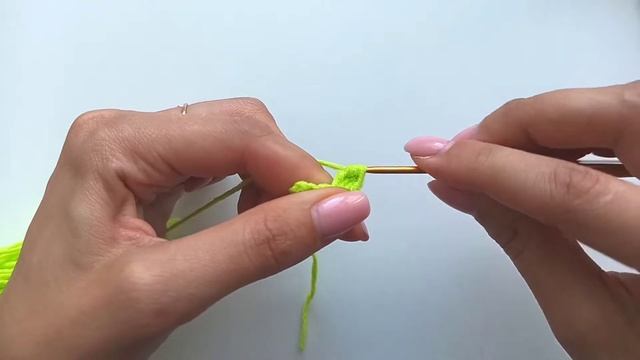 Элемент "шишечка" крючком смотреть онлайн