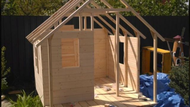 Детский домик своими руками смотреть онлайн