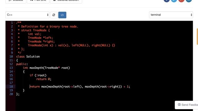 Max depth of a binary tree смотреть онлайн