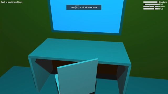 WebGL Sample Room With Shadows смотреть онлайн