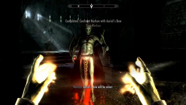 High-level Restoration Mage vs Castle Volkihar (Skyrim) смотреть онлайн