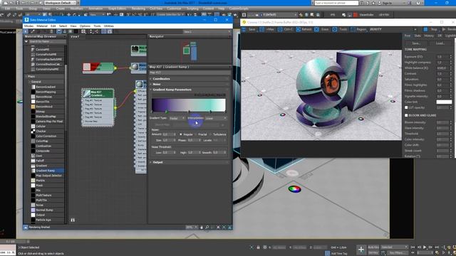 Gradient Ramp - Уроки по настройке Материалов 3Ds Max и Corona Renderer смотреть онлайн