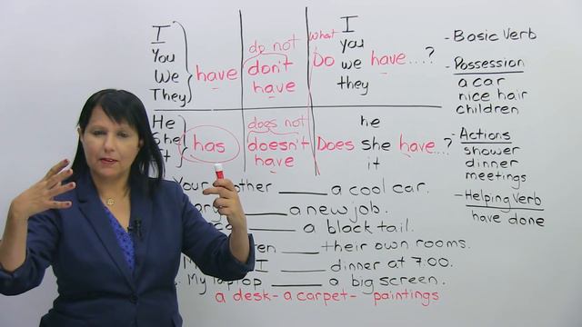 Learn English Grammar: "to have" in the present tense смотреть онлайн
