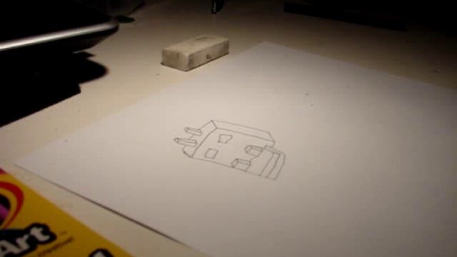 How to draw an ender dragon (minecraft) part 1 смотреть онлайн