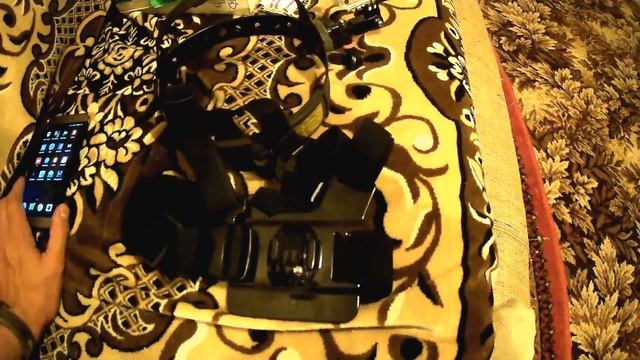 Обзор нового крепления для SJCAM4000. Тест записи звука с груди и с головы. смотреть онлайн