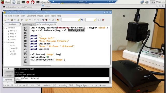 Python/OpenCV, get image properties - number of row, column, color channel смотреть онлайн
