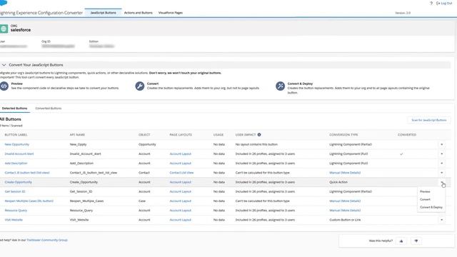 How to Convert Your Javascript Buttons | Journey to Lightning Experience | Salesforce смотреть онлайн