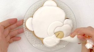 Акварельная техника в пряниках /  заливка без контура