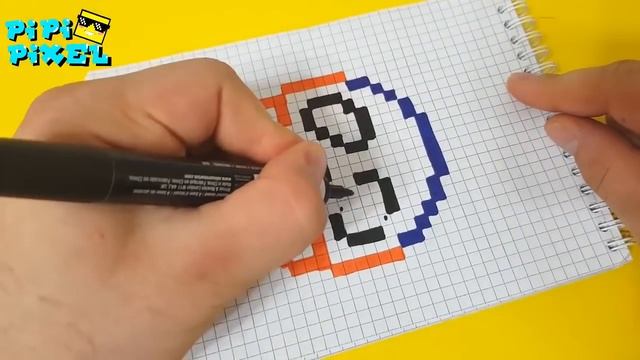 5 СМАЙЛИКОВ ПО КЛЕТОЧКАМ ! PIXEL ART РИСУНКИ ПО КЛЕТОЧКАМ SMILE EMOJI смотреть онлайн