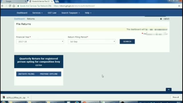 How to create & upload Json file in GSTR 4 for composition dealer. смотреть онлайн