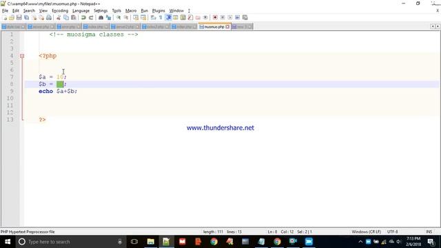php operators in hindi | php full lactures смотреть онлайн