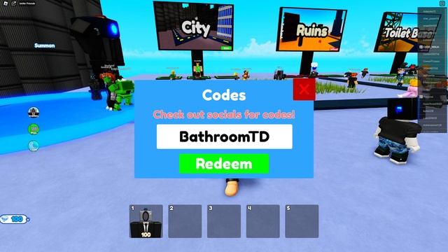 *NEW* ALL WORKING CODES FOR Bathroom Tower Defense X OCTOBER ROBLOX Bathroom Tower Defense X CODES смотреть онлайн