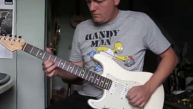 Fender 2005 Olympic White Stratocaster jam! смотреть онлайн