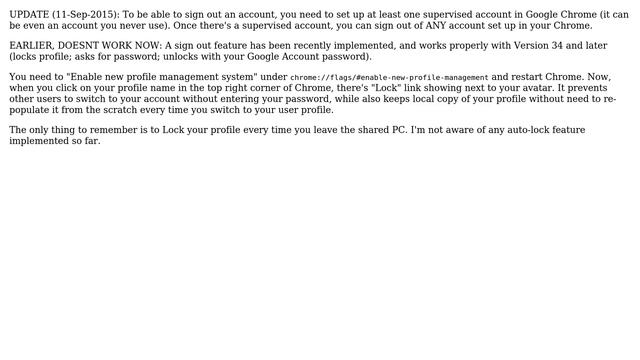 Unix & Linux: How do I log out of Google Chrome on a shared computer? (4 Solutions!!) смотреть онлайн