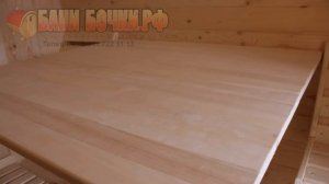 Откидной столик в бане бочке