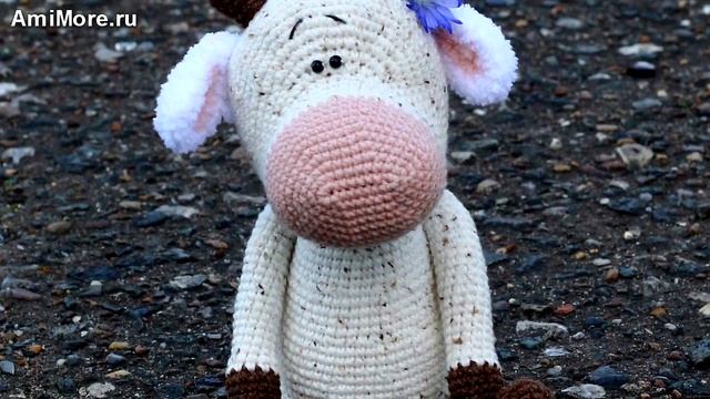 Амигуруми: схема Корова Милка. Игрушки вязаные крючком - Free crochet patterns. смотреть онлайн