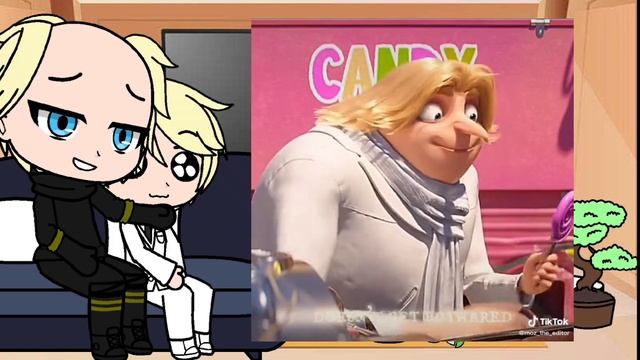 Past Dru and his Dad react to the future (Despicable Me) смотреть онлайн
