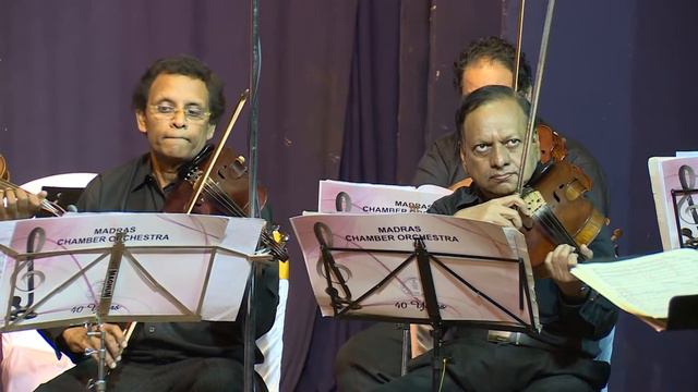 THE MADRAS CHAMBER ORCHESTRA 40th anniversary Concert - GRIEG - Holberg Suite Allegro смотреть онлайн