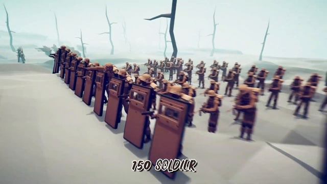 CAN 200x GERMAN ARMY CLEAR ENEMY TRENCH? - Totally Accurate Battle Simulator TABS смотреть онлайн