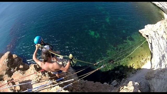 Шестакова Мария мыс Фиолент Роупджампинг в Крыму с командой Скайлайн смотреть онлайн