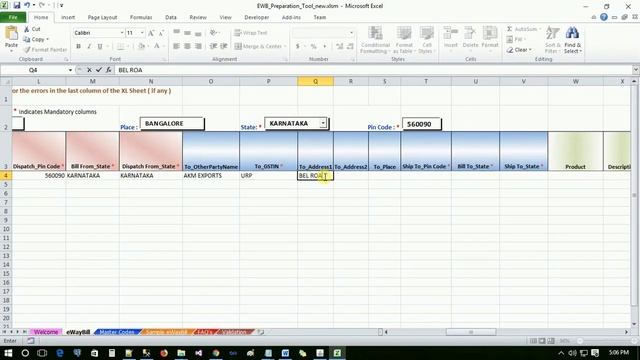 GST Eway Bill Offline tool - New Bulk E way Bill JSON preparation video by NIC смотреть онлайн