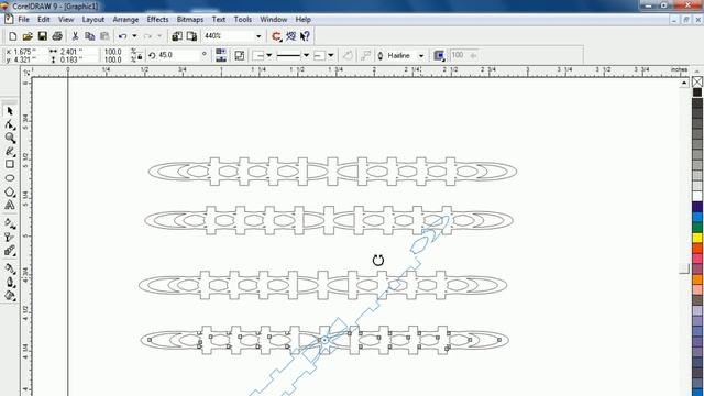 Corel Draw Daily shape 29 design photo frame with letter d | Lunar Computer College смотреть онлайн