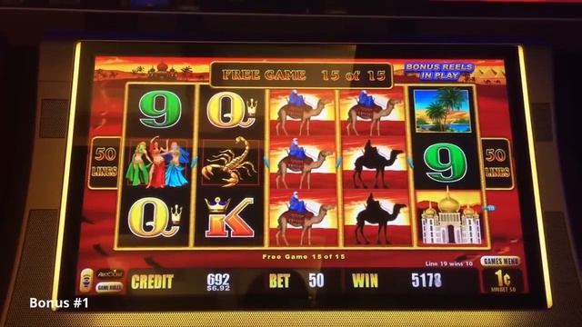 LIGHTNING LINK Sahara Gold Slot Machine 3 FREE GAME BONUSES смотреть онлайн