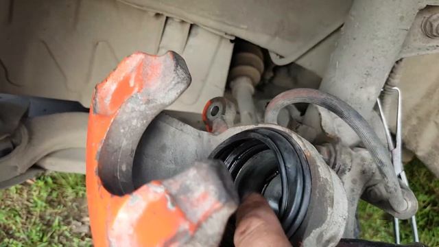 Kia Rio JB перегрев суппорта и тормозного диска смотреть онлайн