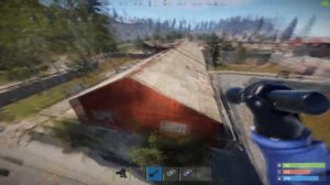 RUST - Красная карта на водоочистной станции, лутаем