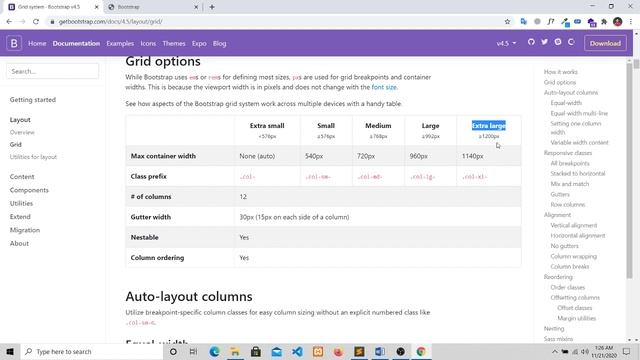 Bootstrap Grid system смотреть онлайн