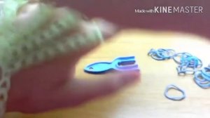 Как сплести браслет из резинок перчатка урок 3