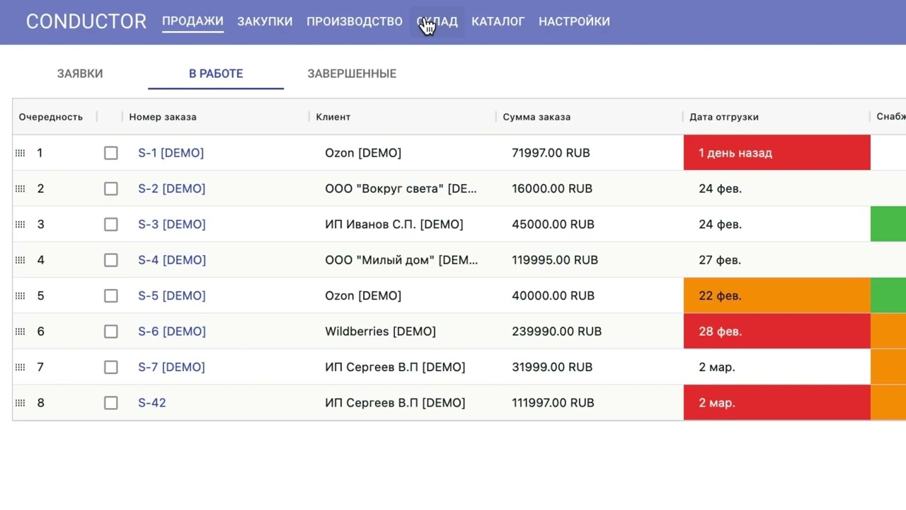 Обзор ERP системы conductor смотреть онлайн