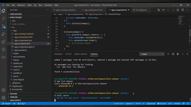 Integrating Phaser 3 with Ionic 4 смотреть онлайн