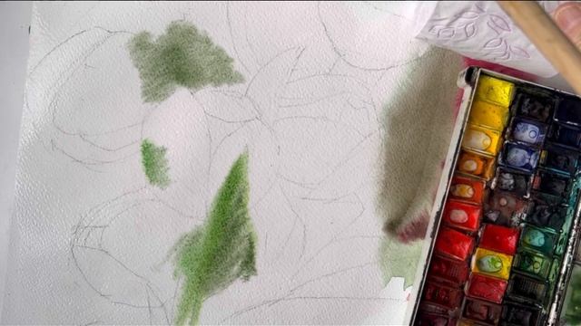 Рисуем красные тюльпаны акварелью смотреть онлайн