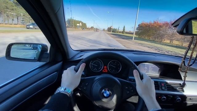 BMW E60 520d POV Test Driving First Person #bmw #e60