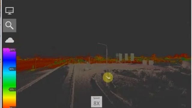 Облет облака точек полученного сканером Trimble tx8 смотреть онлайн
