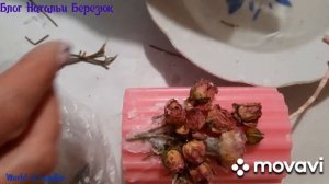 Мастер-класс  "Декорирование свечи сухоцветами". Блог Натальи Березюк. World of candles.