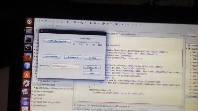 Contador via puerto serial UART con interface java смотреть онлайн