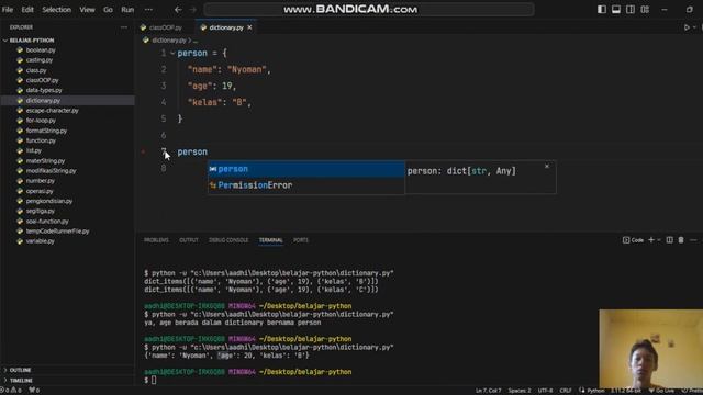 Python Dictionaries смотреть онлайн