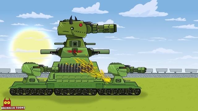 "Tank Evolution - From KV Mini to KV99" Cartoons about tanks смотреть онлайн